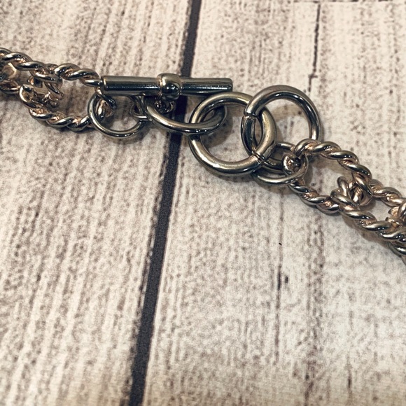 Silver Large Chain Link Necklace - Picture 3 of 5